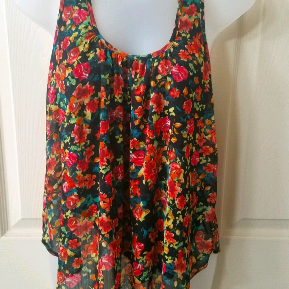Floral Racerback Blouse